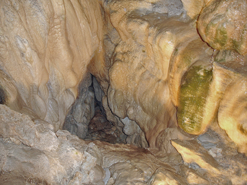 inside the cave