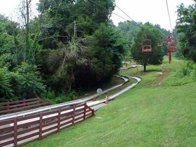 chair lift and alpine slide