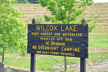 sign - Wilcox Lake