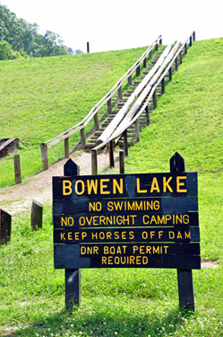 sign - Bowen Lake