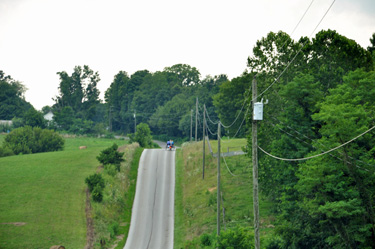 a steep hill