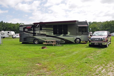 the RV of the two RV Gypsies on site 528