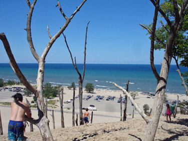 View of Lake Michigan