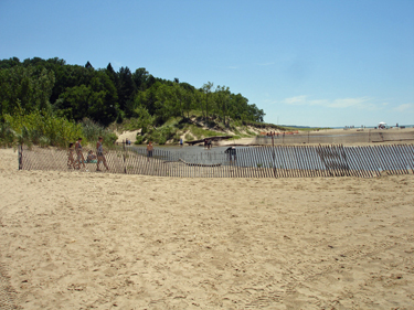 beach at Lake Michigan