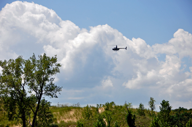 a helicopter