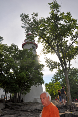 Lee Duquette by Marblehead Lighthouse