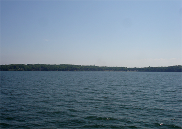 view on the way to Put-in-Bay