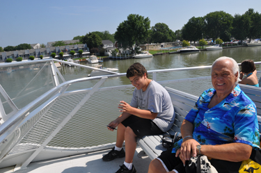 Lee Duquette and his grandson