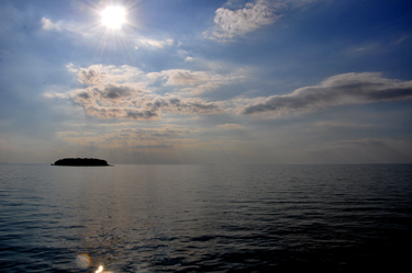 view on the way to Put-in-Bay