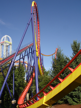 Mantis roller coaster at Cedar Point