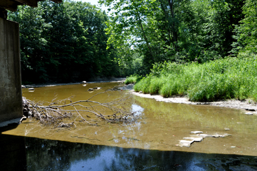 below the Olin Covered Bridge