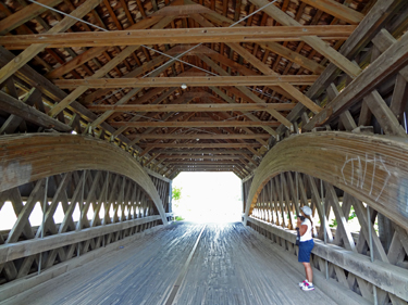 Karen Duquete on the Doyle Road State Bridge 