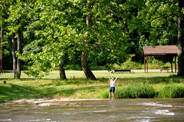 Karen makes it across the river 