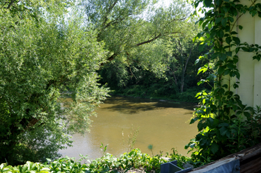 View from Mechanicsville Covered Bridge