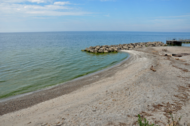 The view across the street from the campground