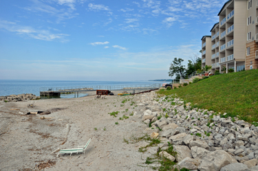 The view across the street from the campground