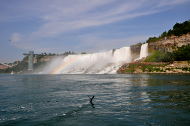 American and Bridal Veil Falls