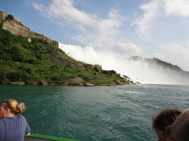 Niagara Falls as seen from Maid of the Mist