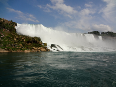 Niagara Falls as seen from Maid of the Mist