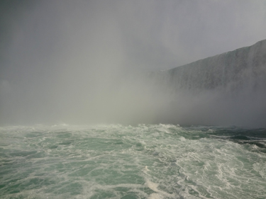 Niagara Falls as seen from Maid of the Mist