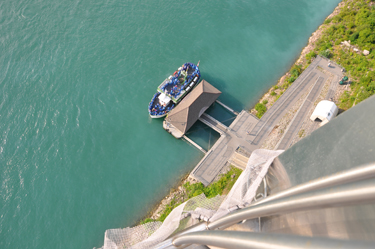 Maid of the Mist below Observation Tower