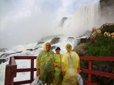 the two RV Gypsies and theiir grandson at  Cave of the Winds