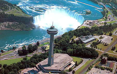 The Skylon Tower, in Niagara Falls, Ontario