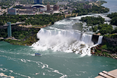 The American Falls - and Bridal Veil Falls