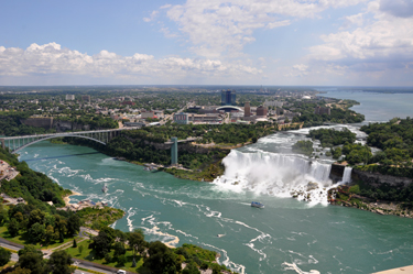 The American Falls - and Bridal Veil Falls