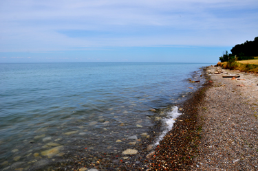 Fort Niagara State Park gives a view of Lake Ontario