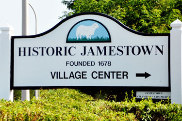 sign - historic Jamestown