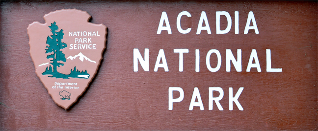 sign - Acadia National Park