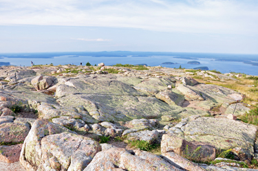 granite stone at Cadillac Mountain