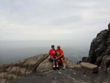 the two RV Gypsies to relax on the cliffs