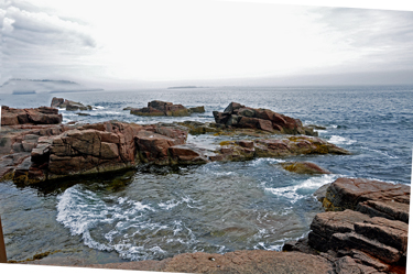 waters at Thunder Hole at Acadia National Park