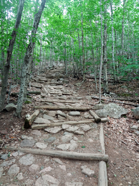 the trail to Bubble Rock