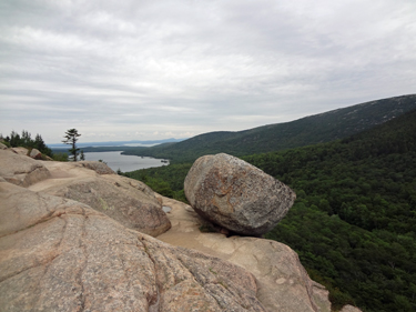 Bubble Rock and Eagle Lake