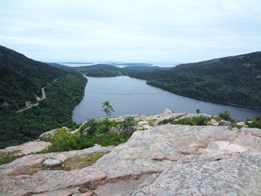 the view of Jordan Pond