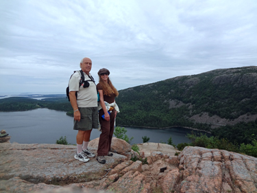 The two RV Gypsies at the top of the Bubble Rock trail