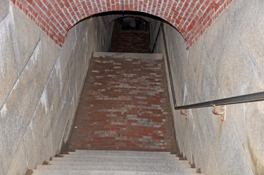 more stairs at Fort Knox