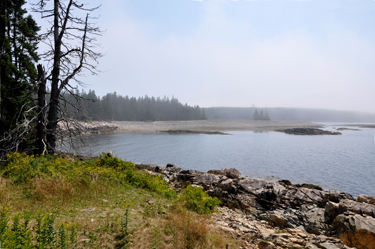 fog in the distance