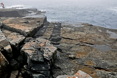 patterns in the rocks 