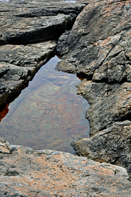 patterns in the rocks 