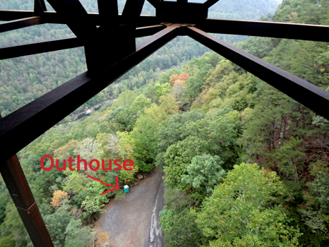 an Outhouse on the Fayette Station Road