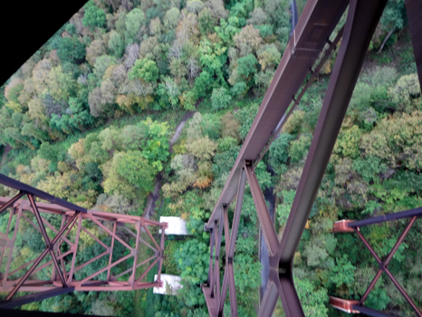 Looking straight down 851 feet 