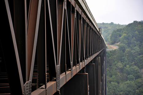 the New River Gorge Arch Bridge