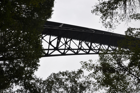 the New River Gorge Bridge and the catwalk