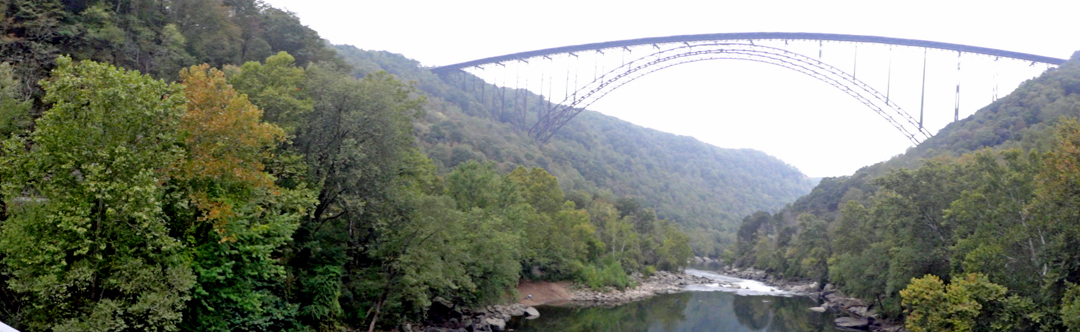 View of the New River Gorge Bridge