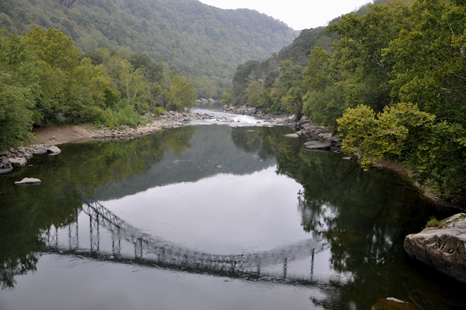 the river seen from the Tunney Hunsaker Bridge