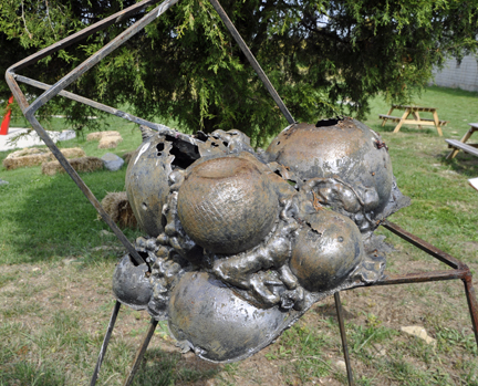 Hubble Bubble Toil and Trouble  sculpture